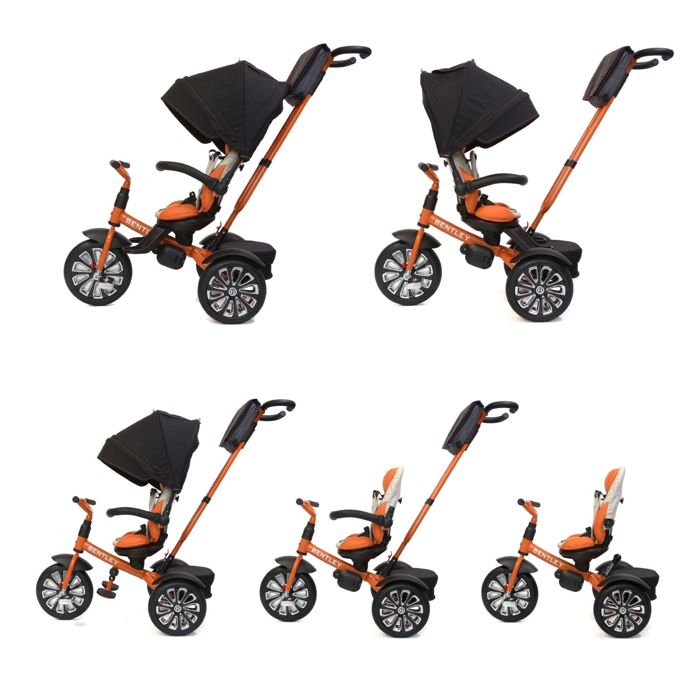 Bentley 6 - in - 1 Convertible Stroller Trike - Posh Baby & Kids Canada