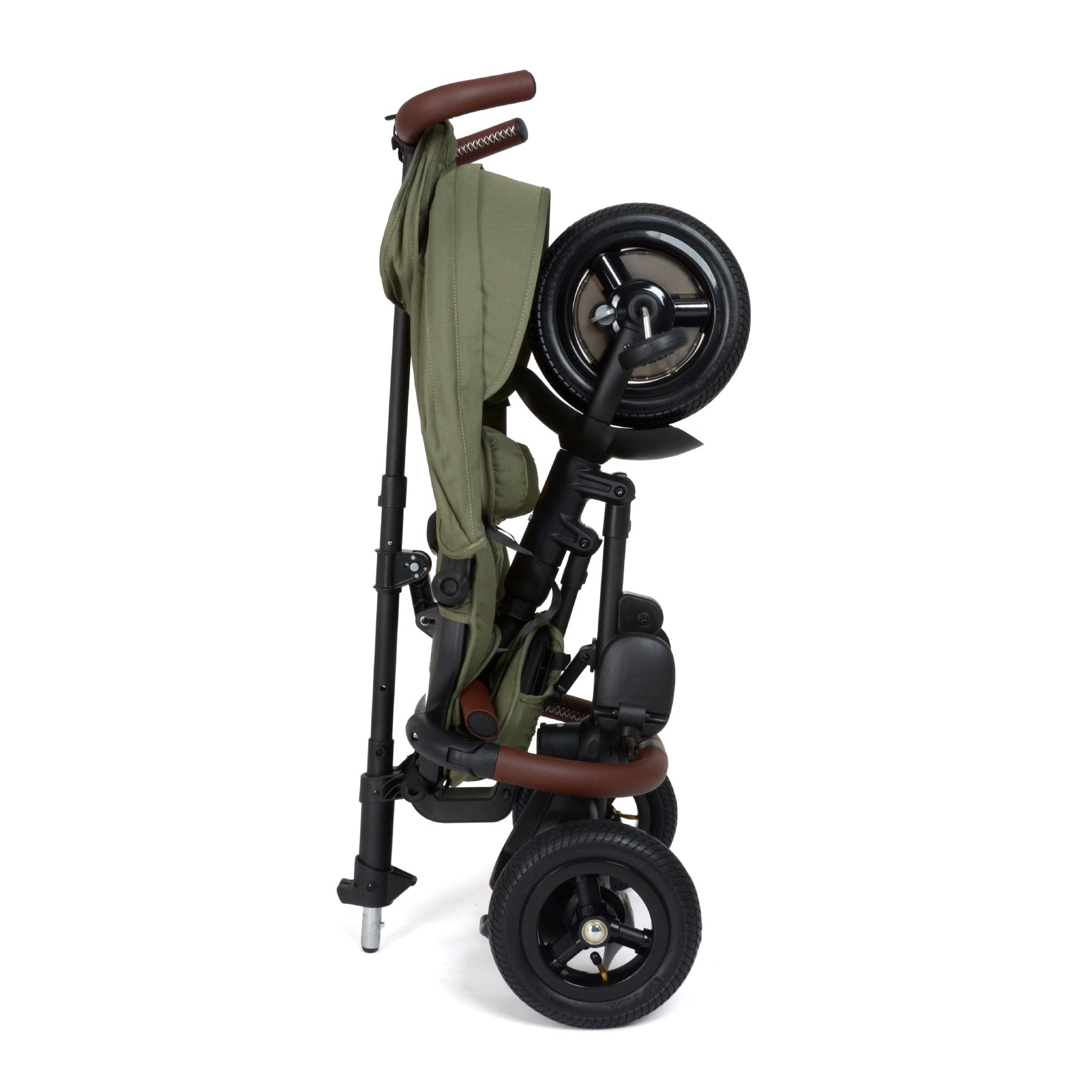 Sequoia Green Premium Rito Folding Trike with Leather Accents - Smart ...
