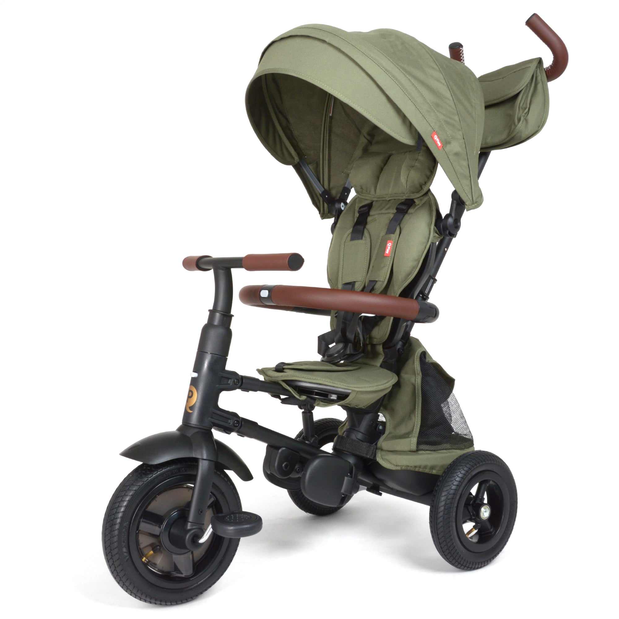 Sequoia Green Premium Rito Folding Trike with Leather Accents - Smart ...
