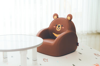 Dwinguler Bear Friends - Sofkin Leather Kids Sofa