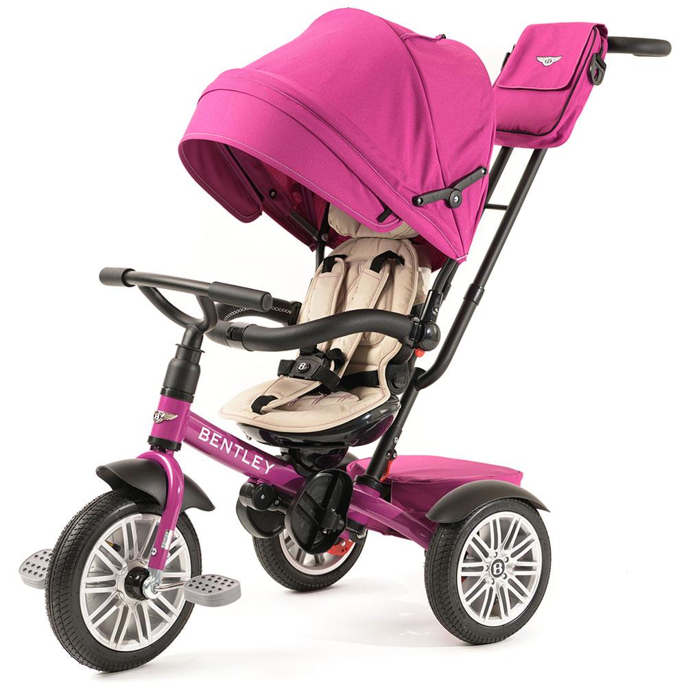Fuchsia Pink Bentley 6 in 1 Stroller Trike - Posh Baby & Kids Canada