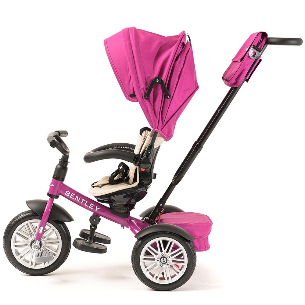 Fuchsia Pink Bentley 6 in 1 Stroller Trike - Posh Baby & Kids Canada