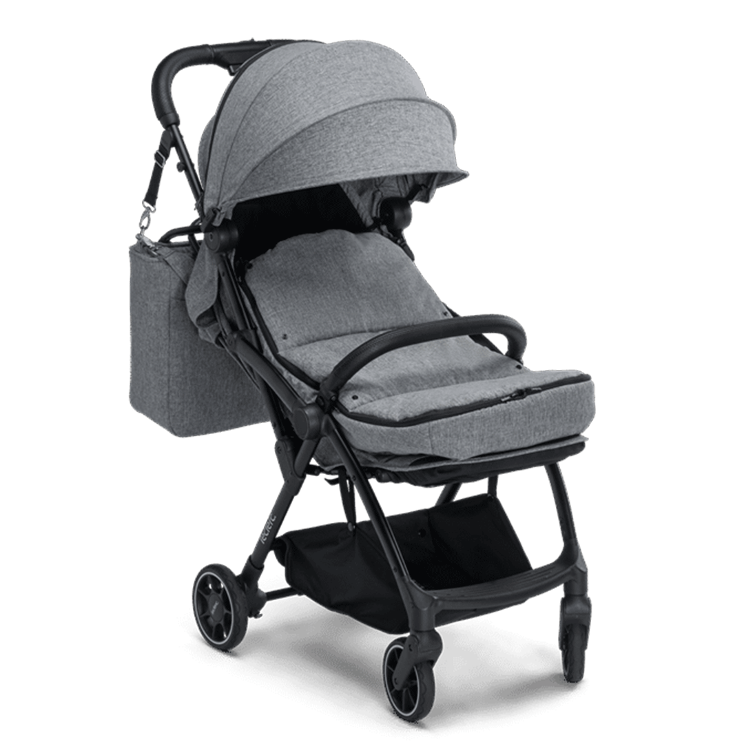Grey Melange Leclerc Influencer Stroller - Posh Baby & Kids Canada