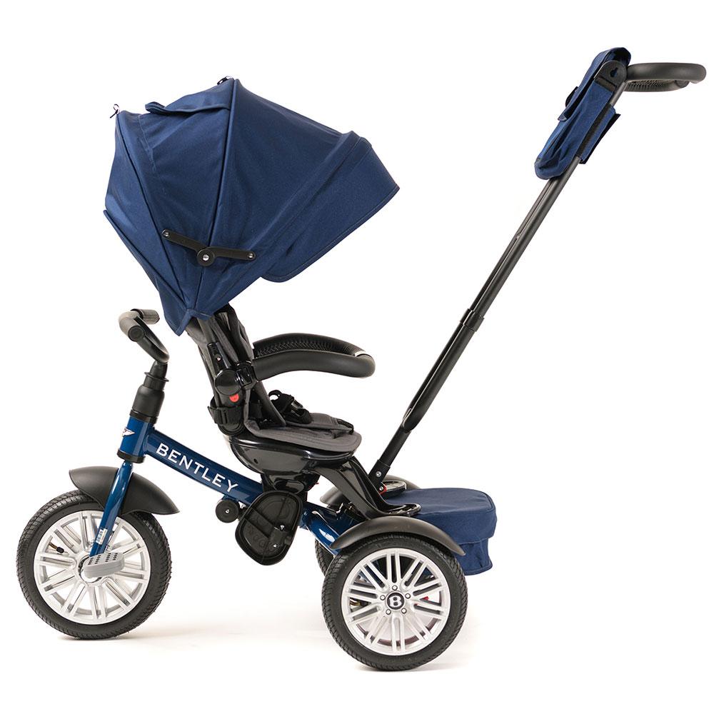 Sequin Blue Bentley 6 in 1 Stroller Trike Luxury Bentley Trike Posh Baby Kids Canada