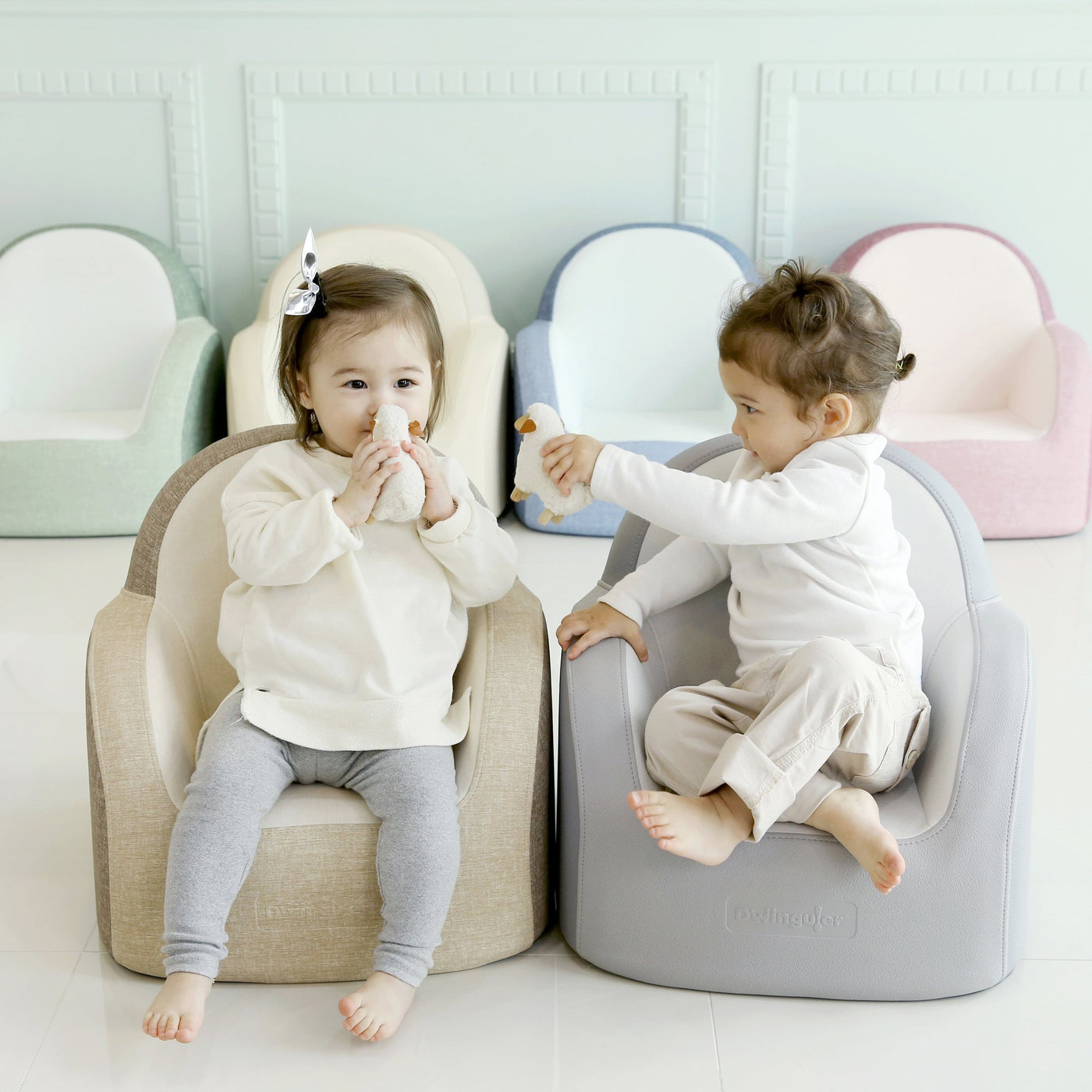 Sofkin Leather Luxury Kids Sofa by PBK - Posh Baby & Kids Canada