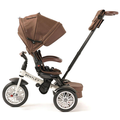 White Satin Bentley 6 in 1 Stroller Trike - Posh Baby & Kids Canada
